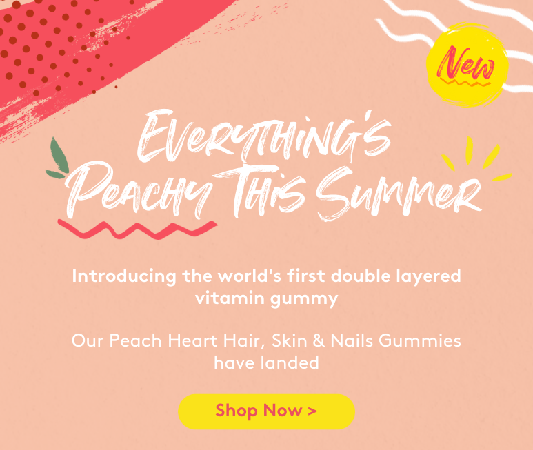 NEW Peach Hair, Skin & Nails Gummies 🍑