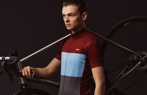 PBK jersey in red/blue/grey