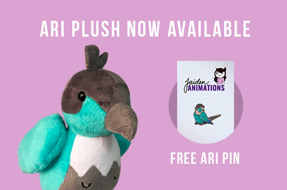 ari bird plush