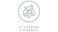 27 vitamins and minerals}