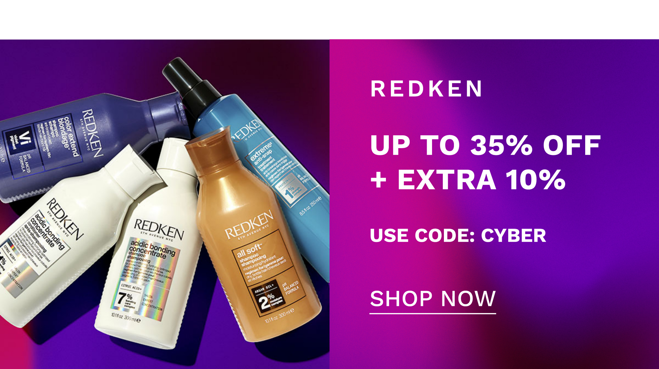 30 percent off Redken