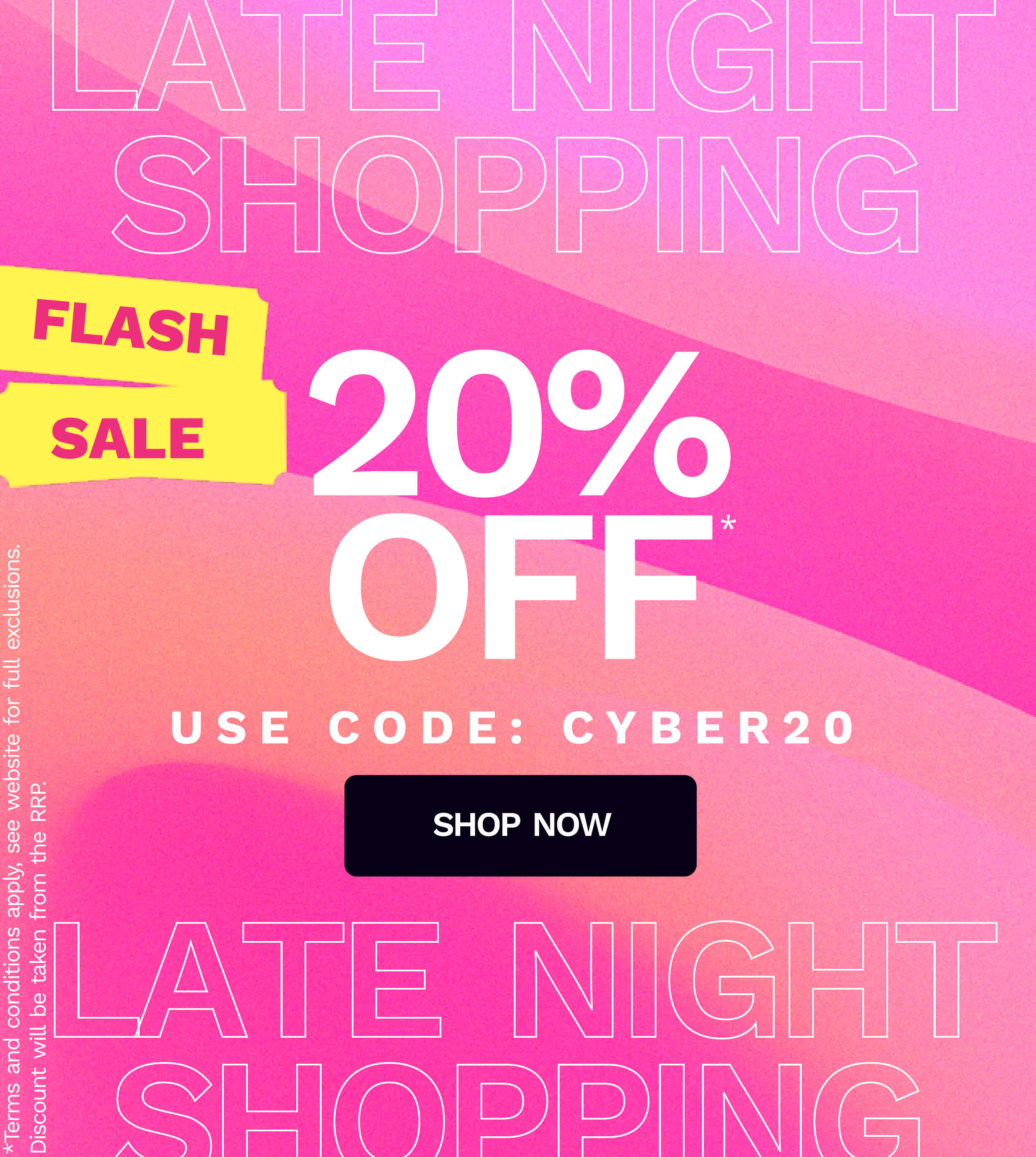 20 percent off