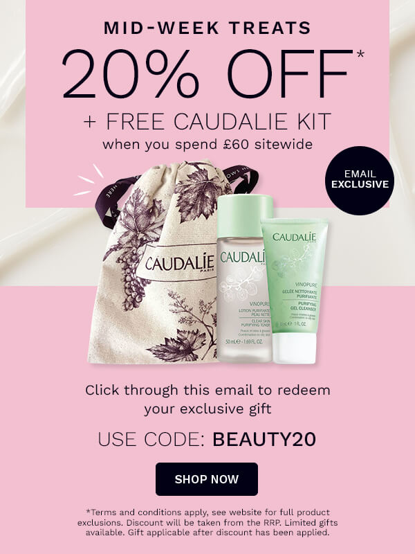 USE CODE BEAUTY20 FOR 20 PERCENT OFF PLUS A FREE GIFT