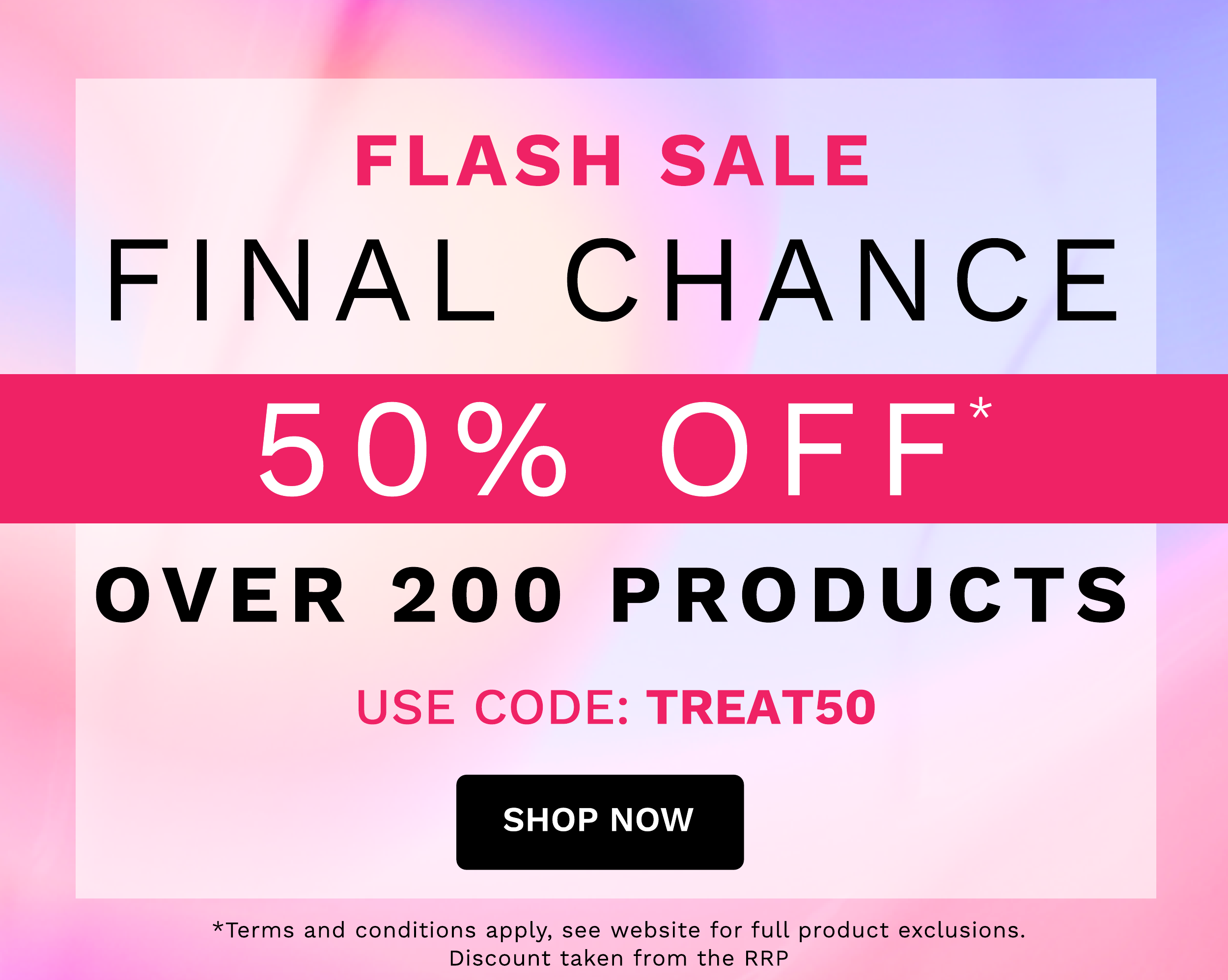 50 percent off 500 brands