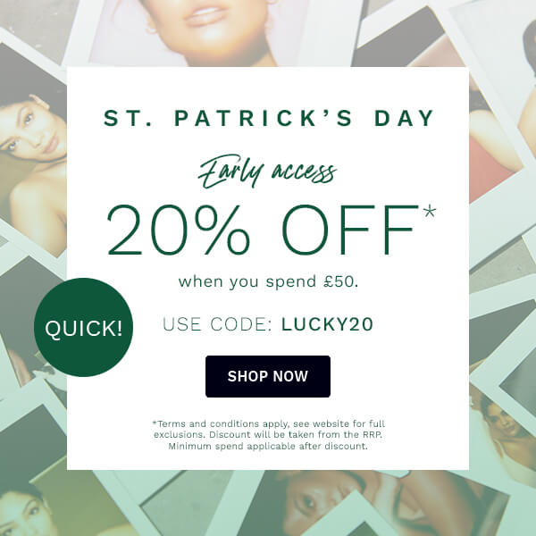 20 OFF WITH CODE LUCKY20