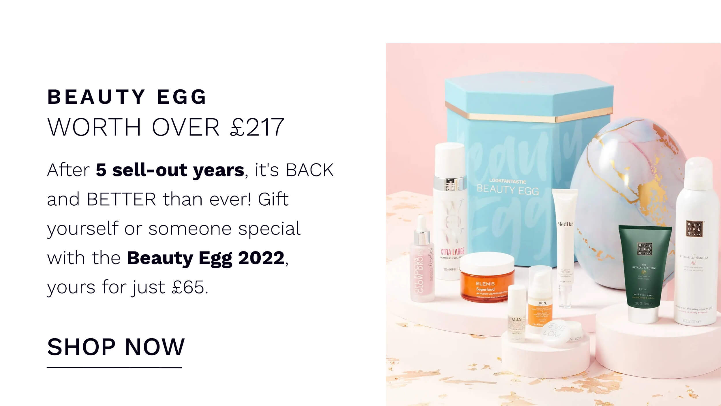 BEAUTY EGG IS BACK WORTH OVER 217