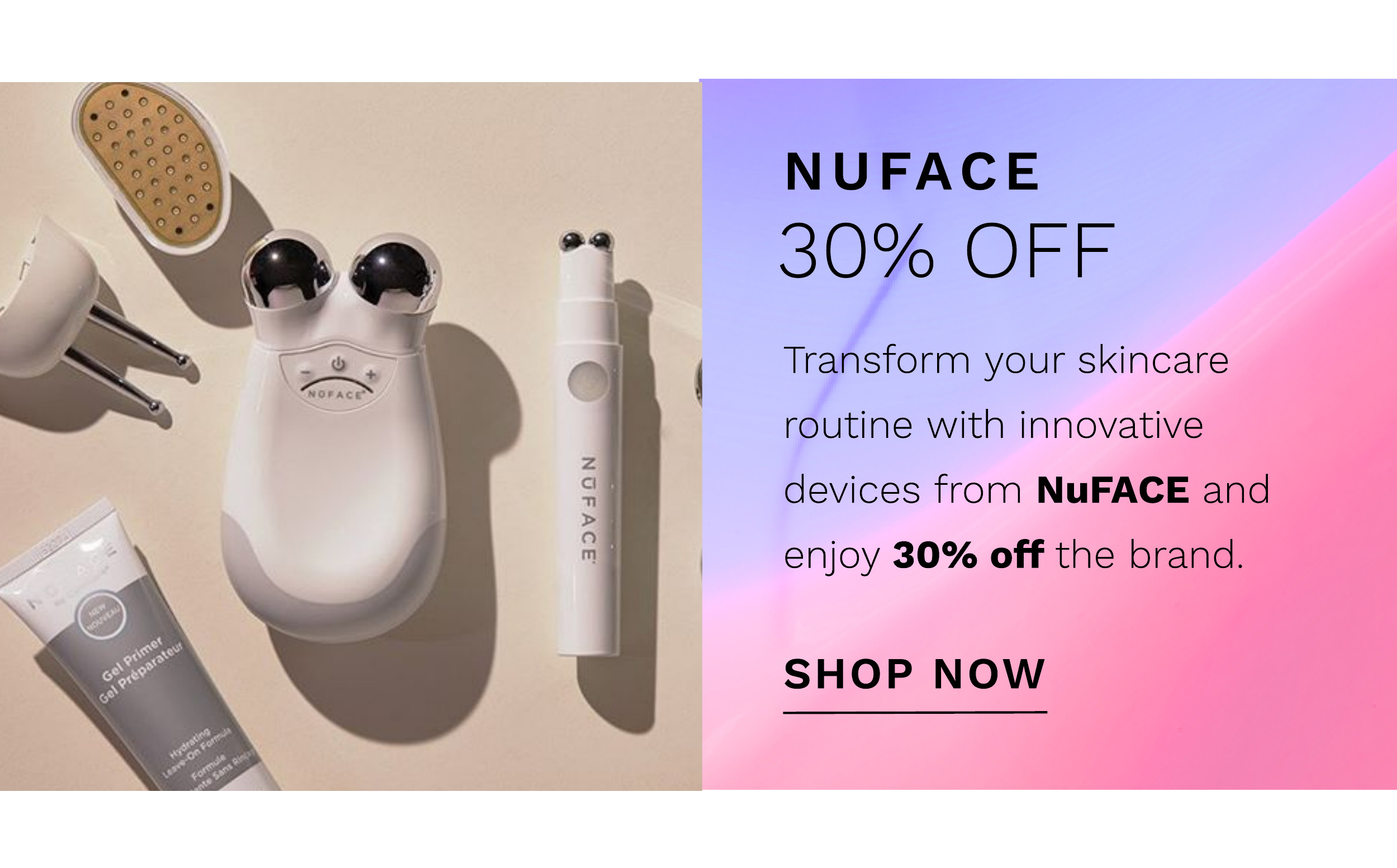 30 percent off nuface