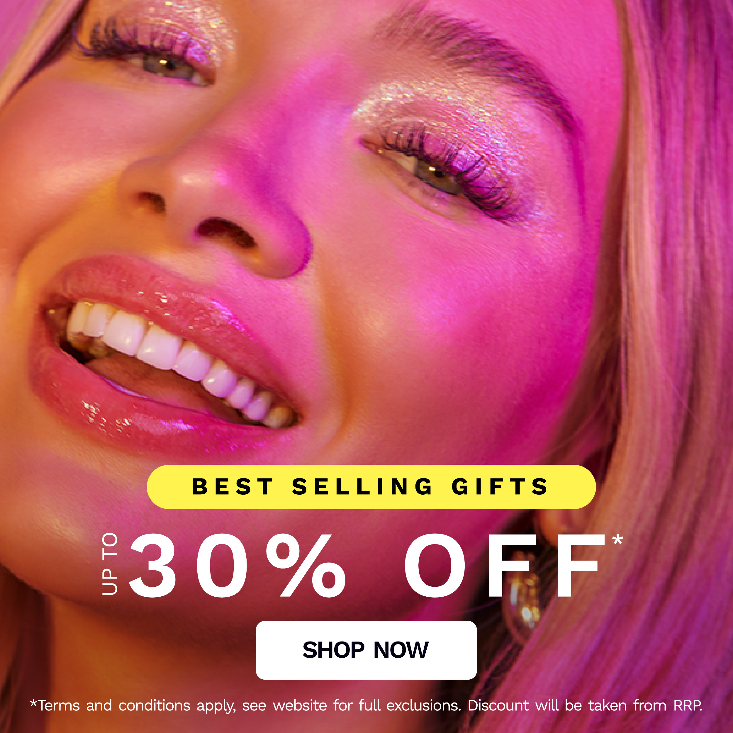 Up to 30 percent off gifts