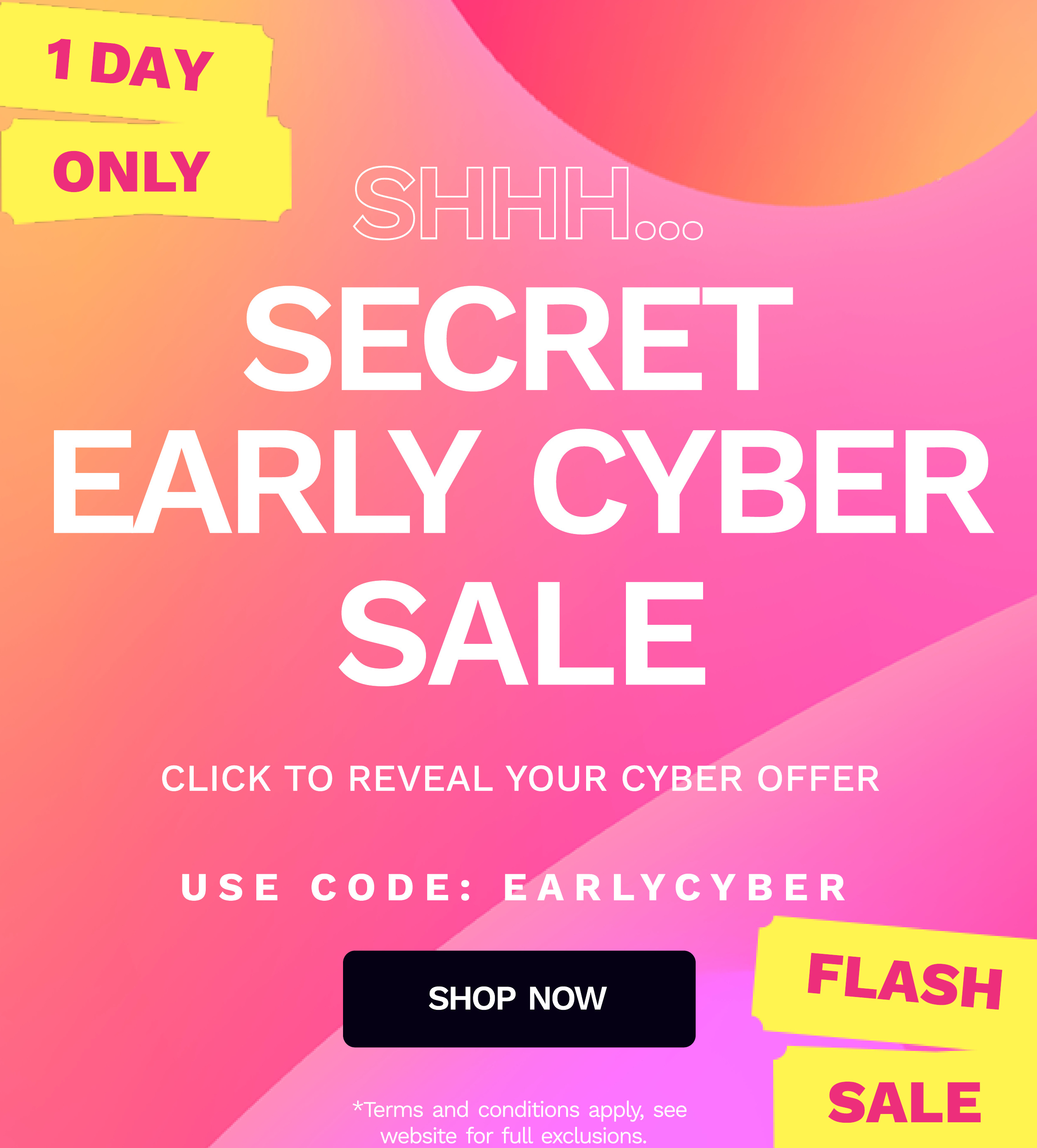 cyber secret sale