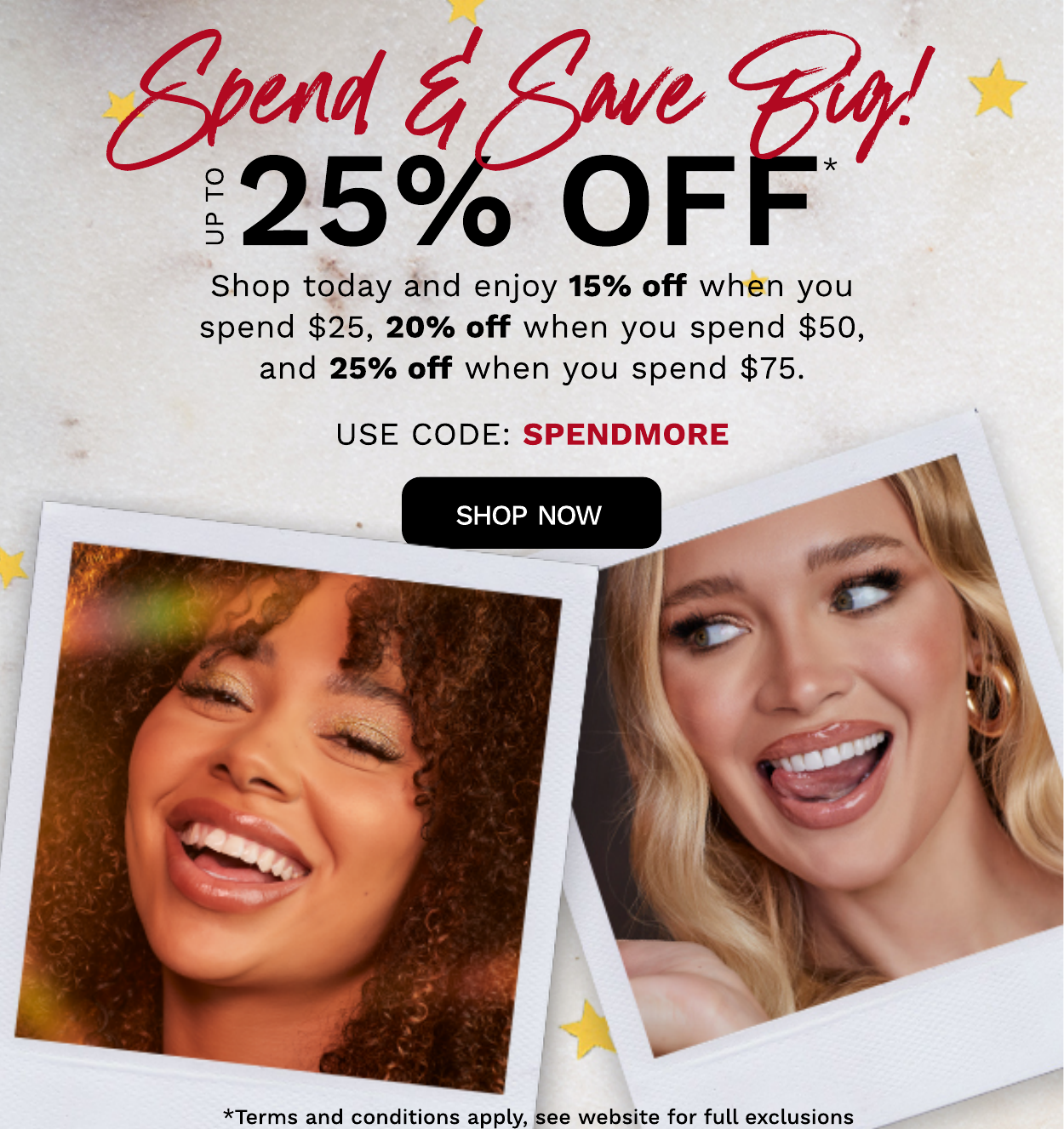 SPEND MORE SAVE MORE