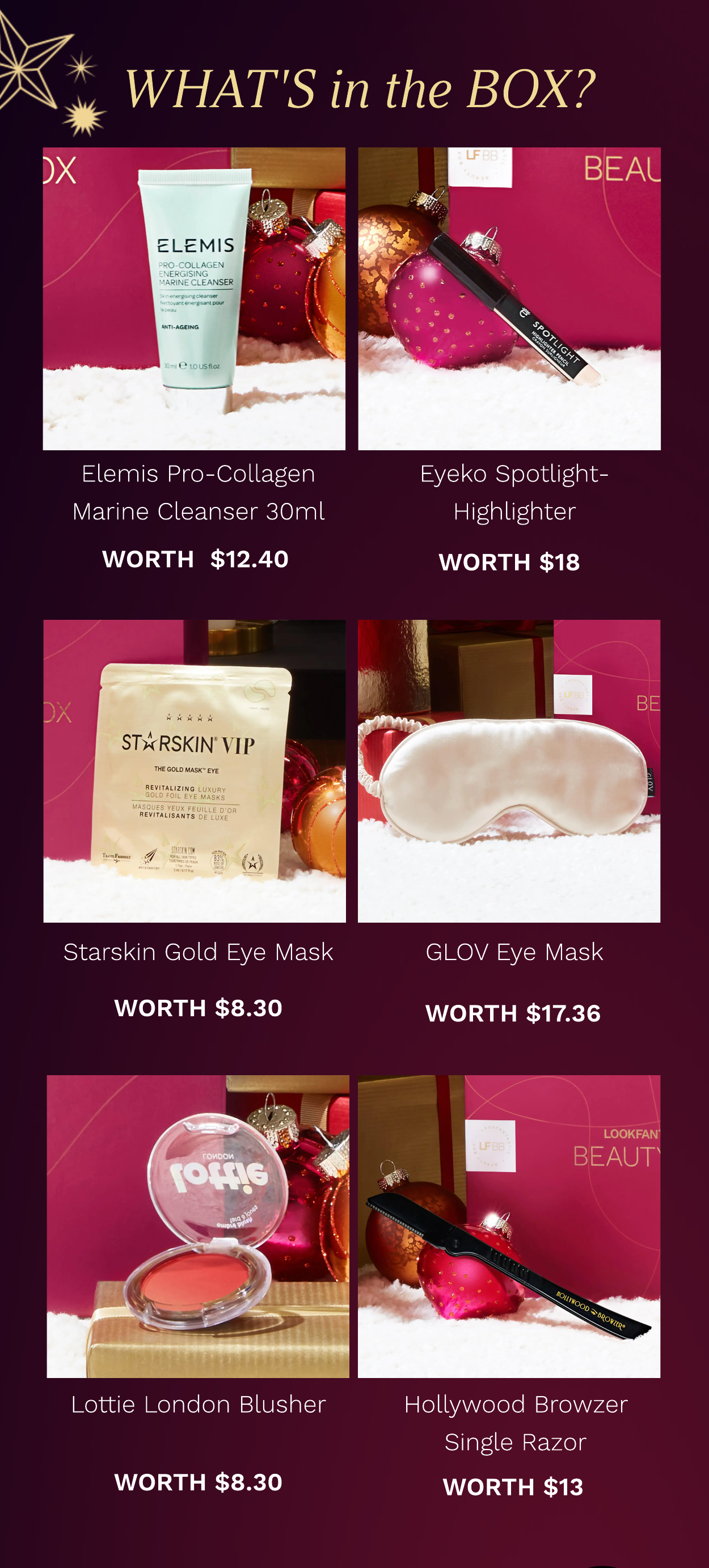 DECEMBER BEAUTY BOX