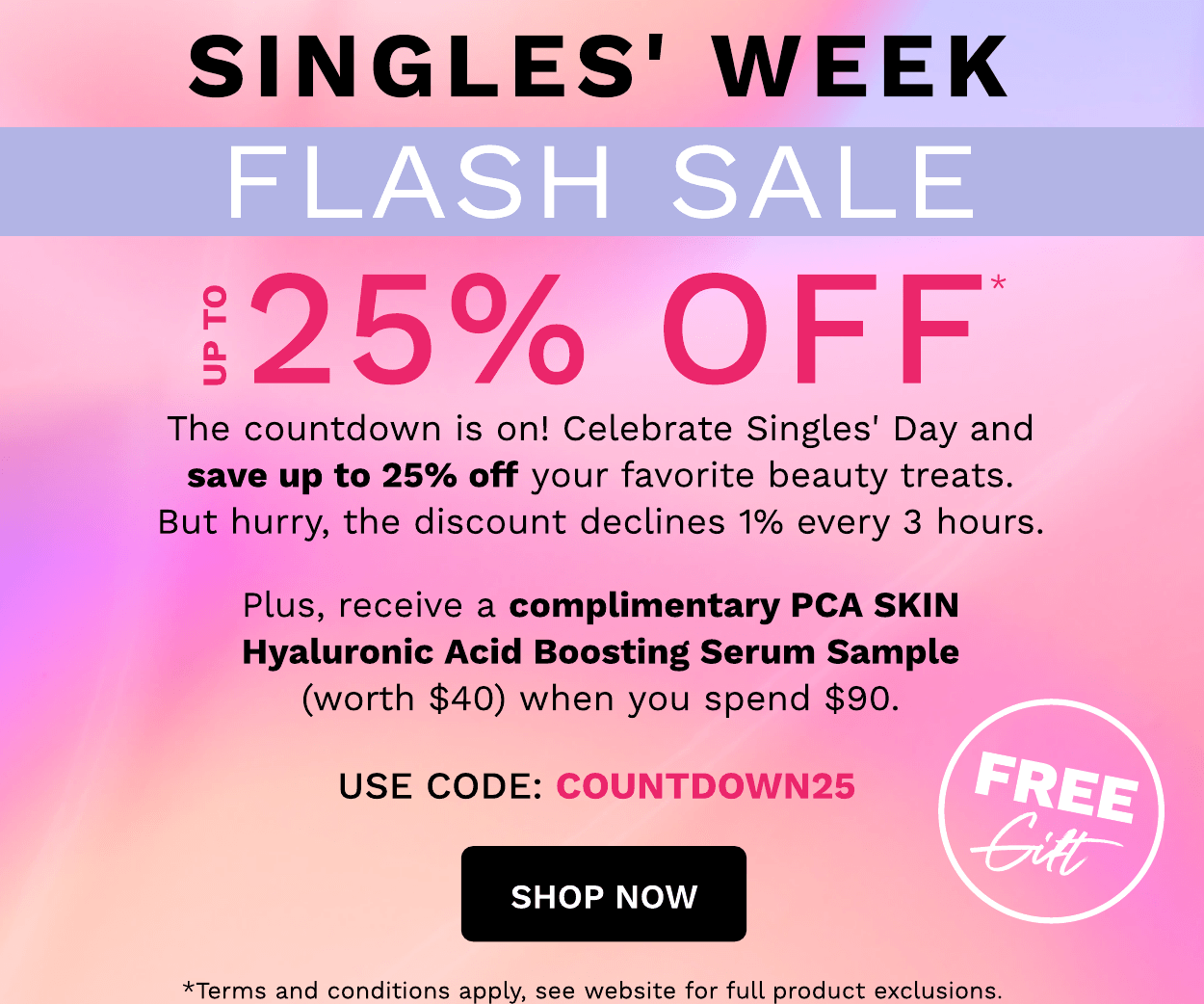 SINGLES WEEK COUNTDOWN