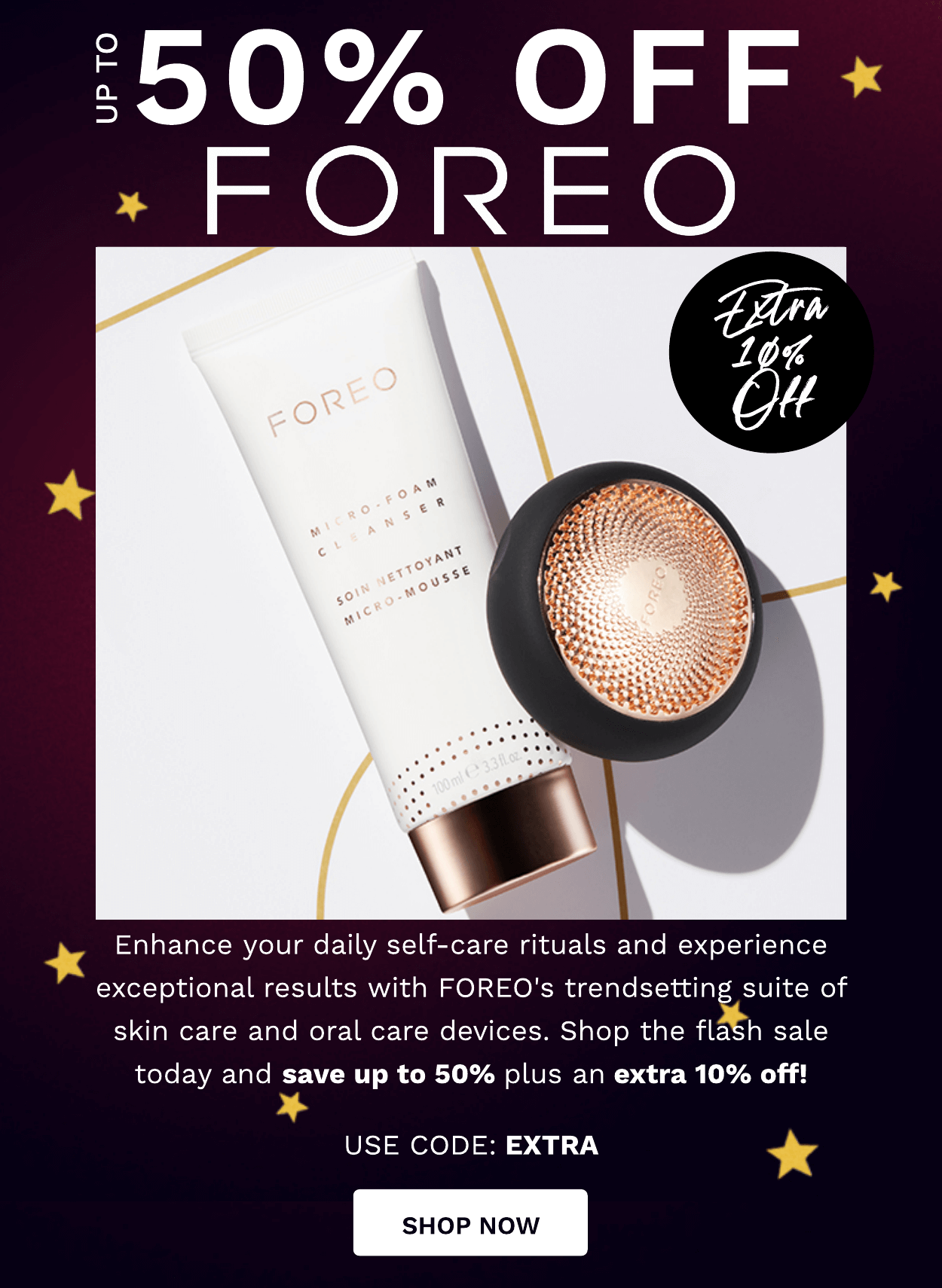 FOREO FLASH SALE