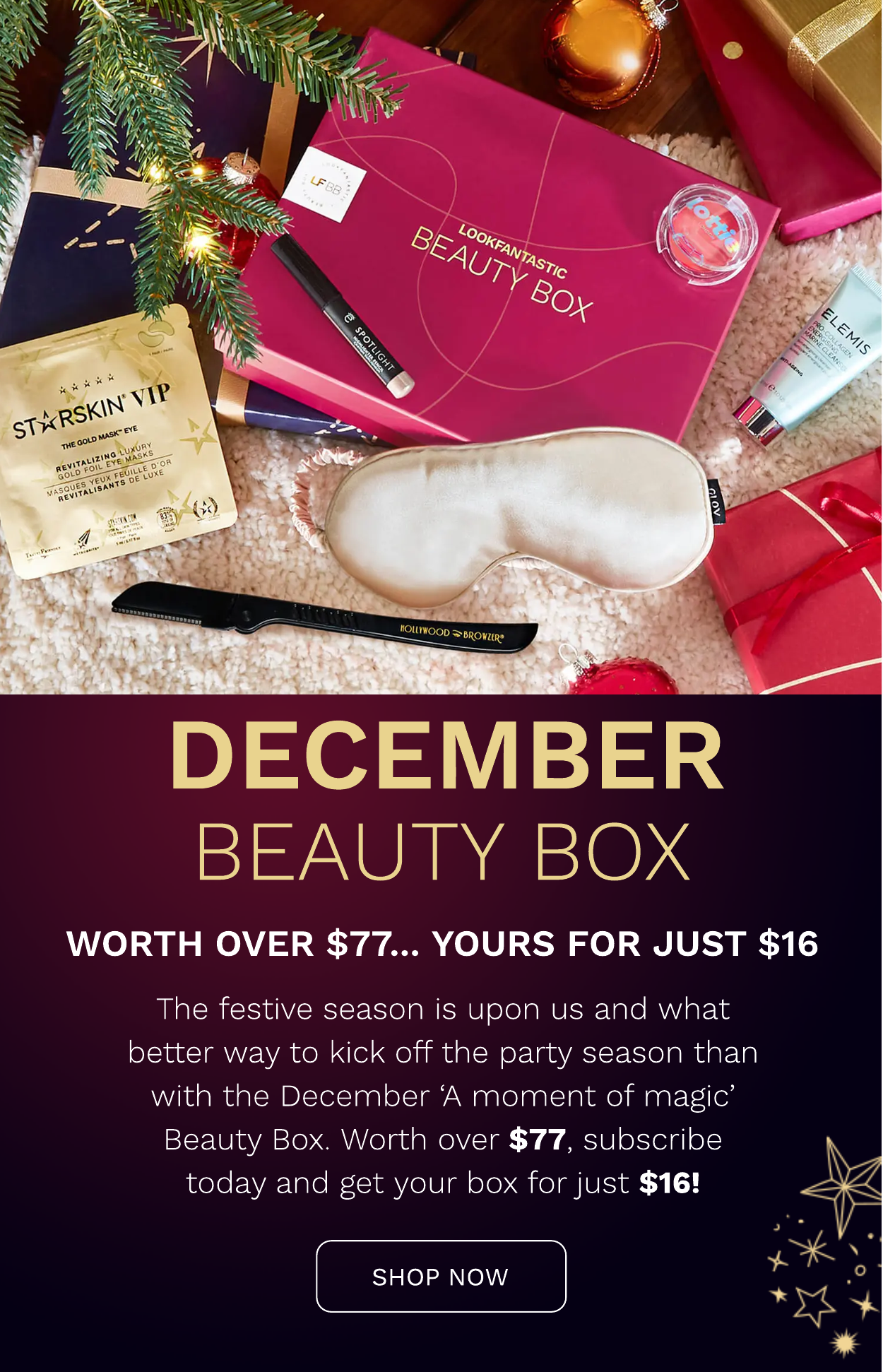 DECEMBER BEAUTY BOX