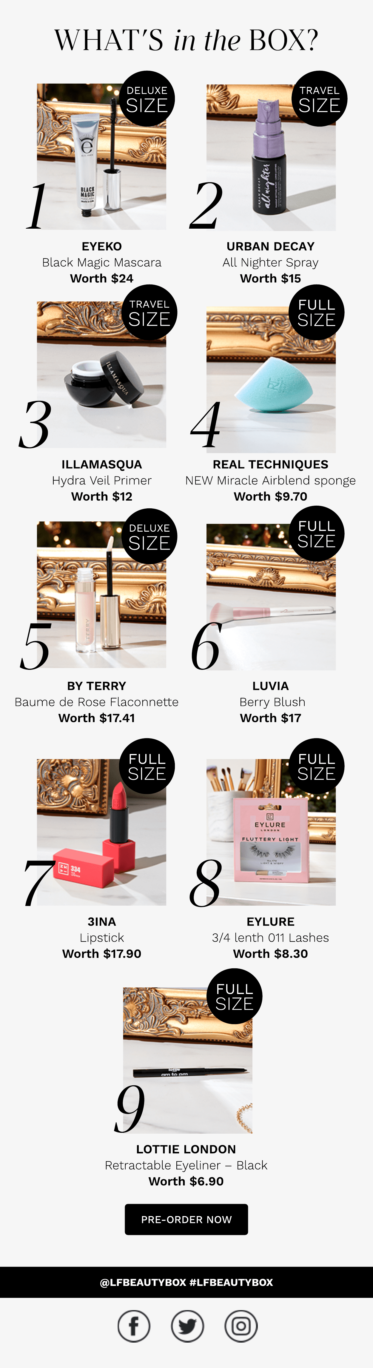 GLAM BUNDLE PRODUCTS