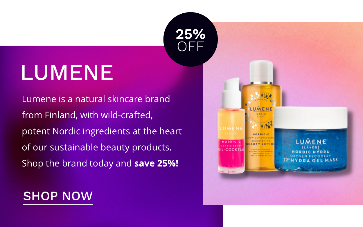 LUMENE BF 25% OFF