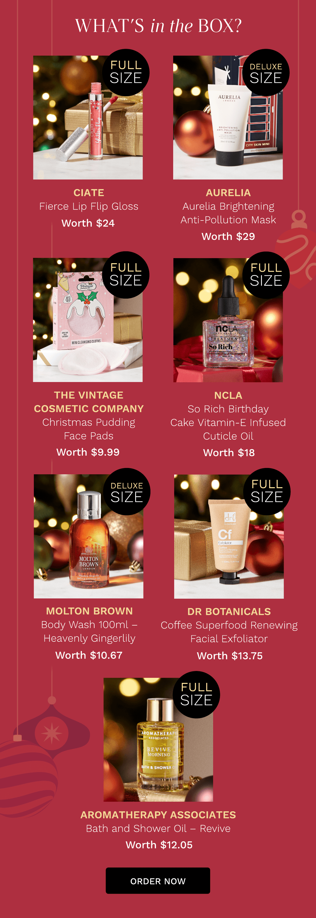 FESTIVE BOX PRODUCTS