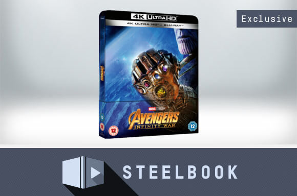 AVENGERS: INFINITY WAR 4K UHD LIMITED EDITION STEELBOOK (INCLUDES 2D VERSION)