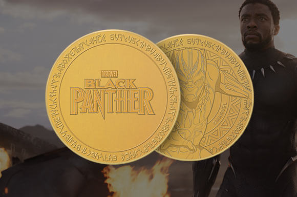 BLACK PANTHER GOLD COLLECTORS COIN