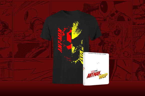 ANT-MAN AND THE WASP<BR>STEELBOOK & T-SHIRT</BR>