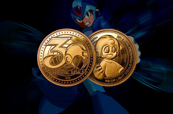 MEGA MAN COLLECTORS COIN: GOLD VARIANT