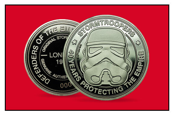 MONEDA DE COLECCIÓN STORMTROOPER