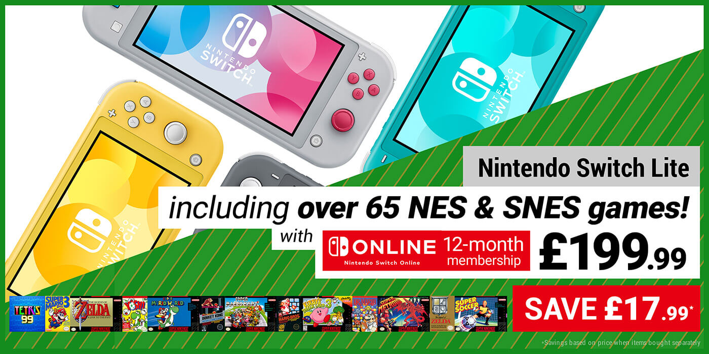 Nintendo Switch Lite plus Nintendo Switch Online 12-month membership